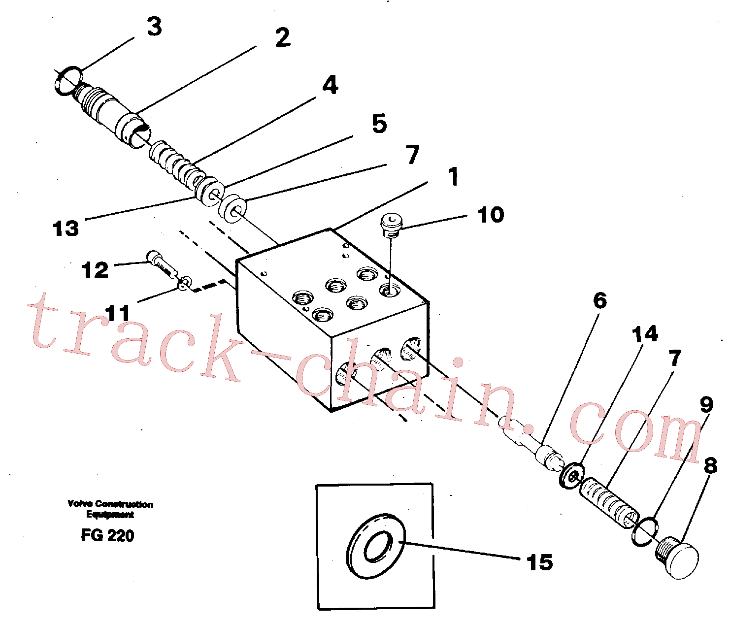 VOE14049689 for Volvo Pedal valve(FG220 assembly)