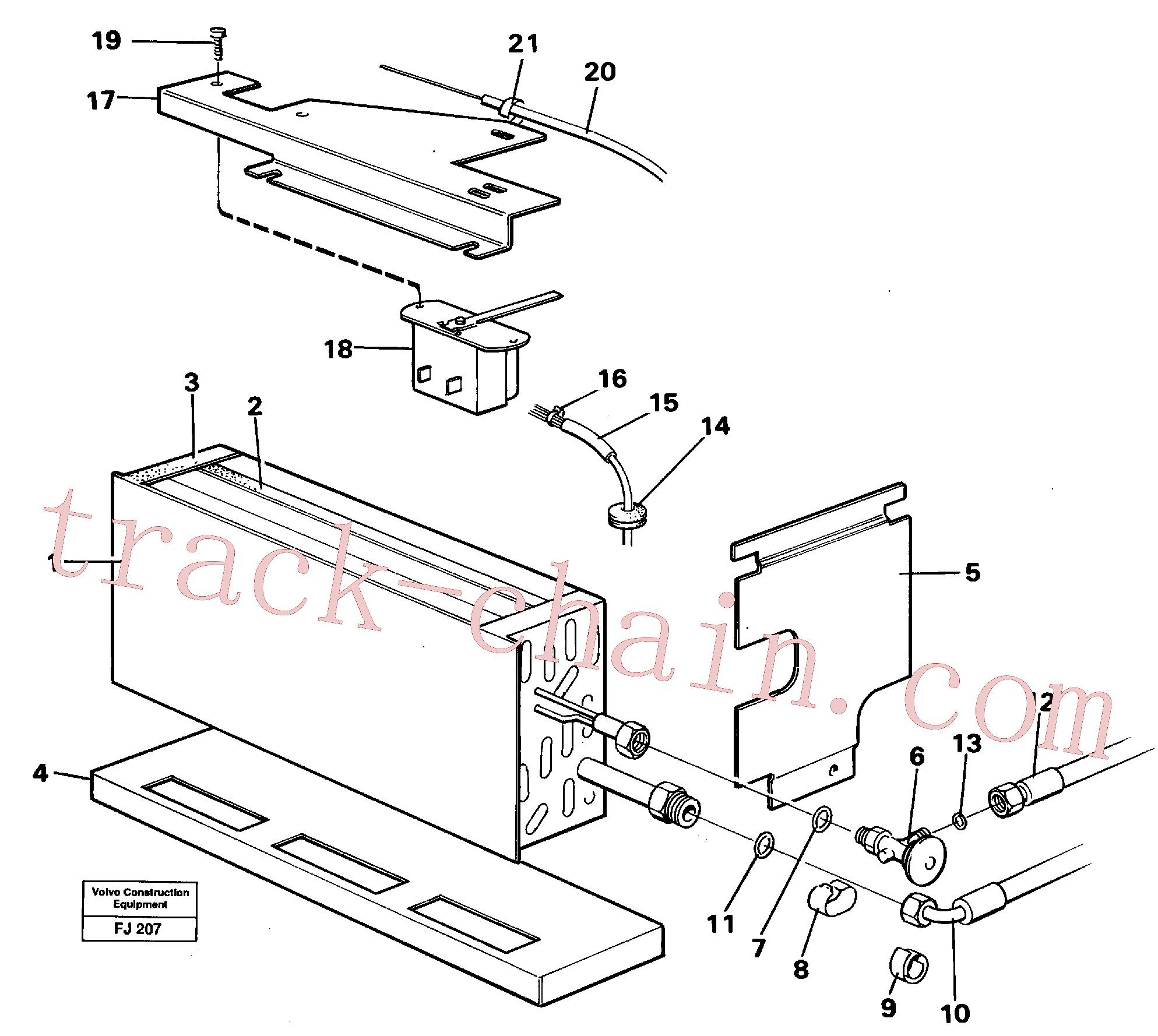 VOE14245581 for Volvo Evaporator with fitting parts Cooling agent R12,r134a(FJ207 assembly)