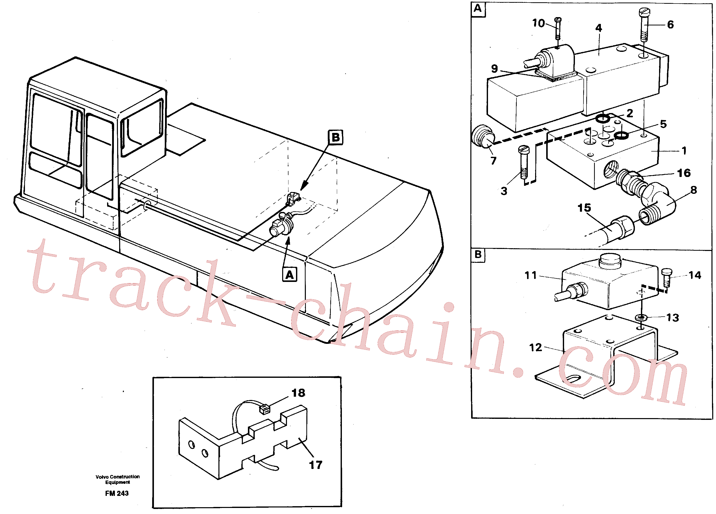 VOE14259729 for Volvo Overfilling guard(FM243 assembly)