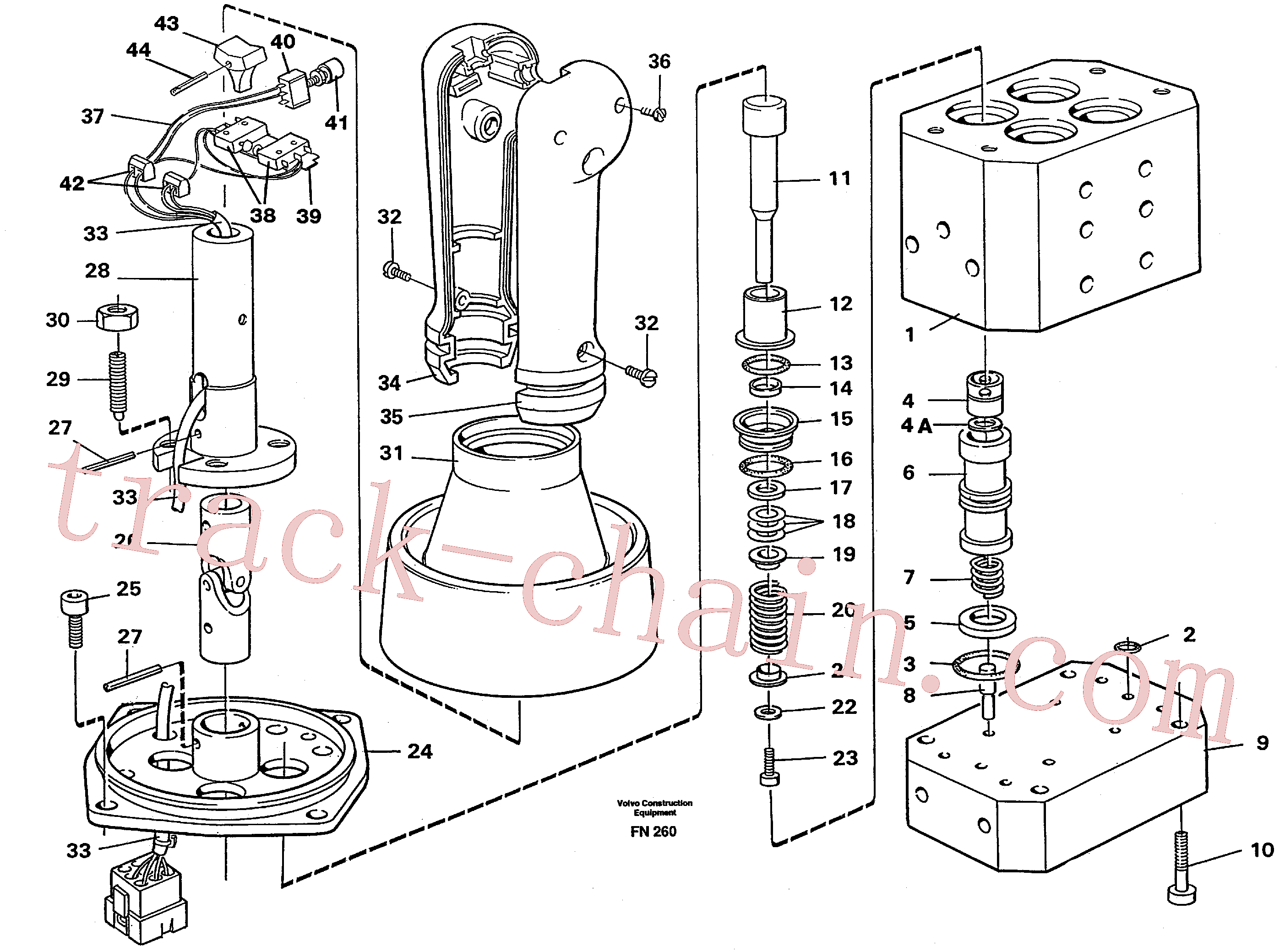 VOE13980892 for Volvo Control pressure valve(FN260 assembly)