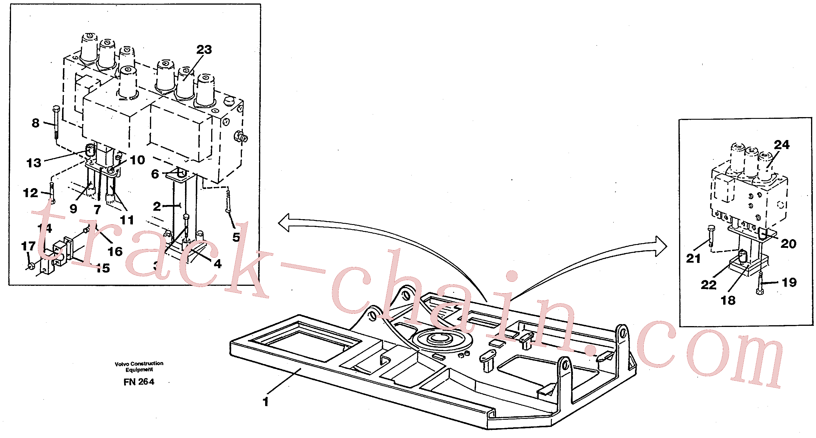 VOE14102507 for Volvo Superstructure(FN264 assembly)