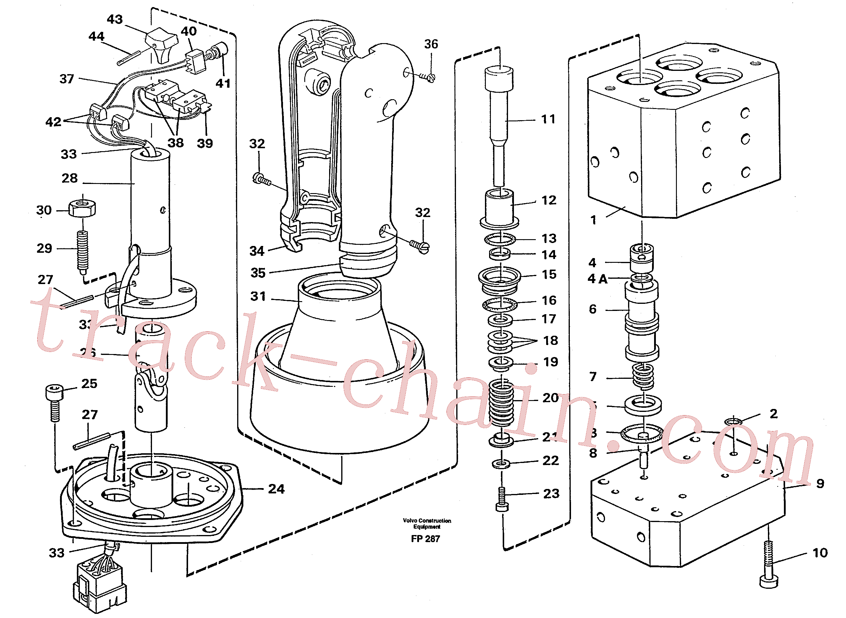 VOE13980892 for Volvo Control pressure valve(FP287 assembly)