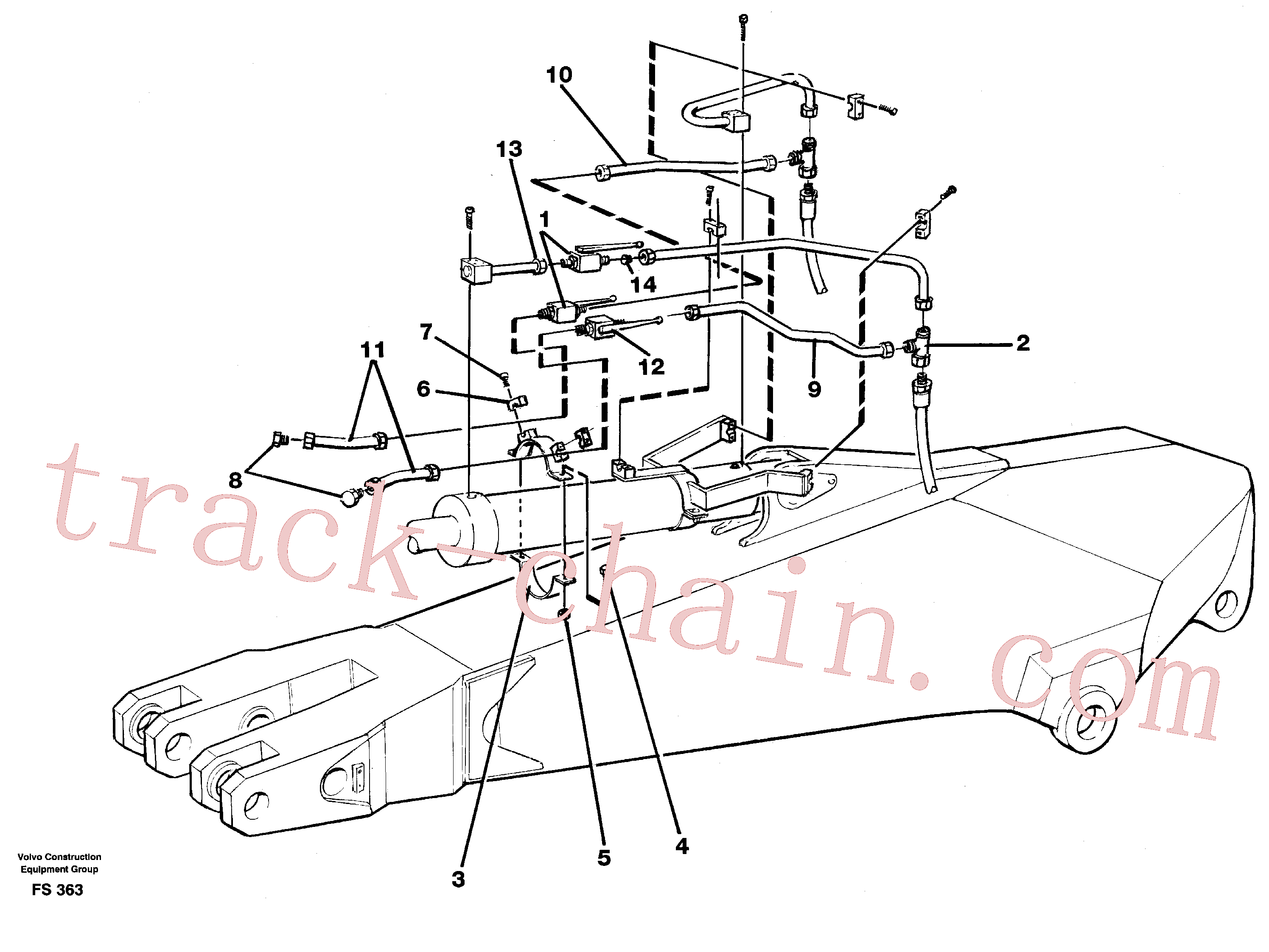 Volvo Assembly VOE14249667 Tube Assembly for sale