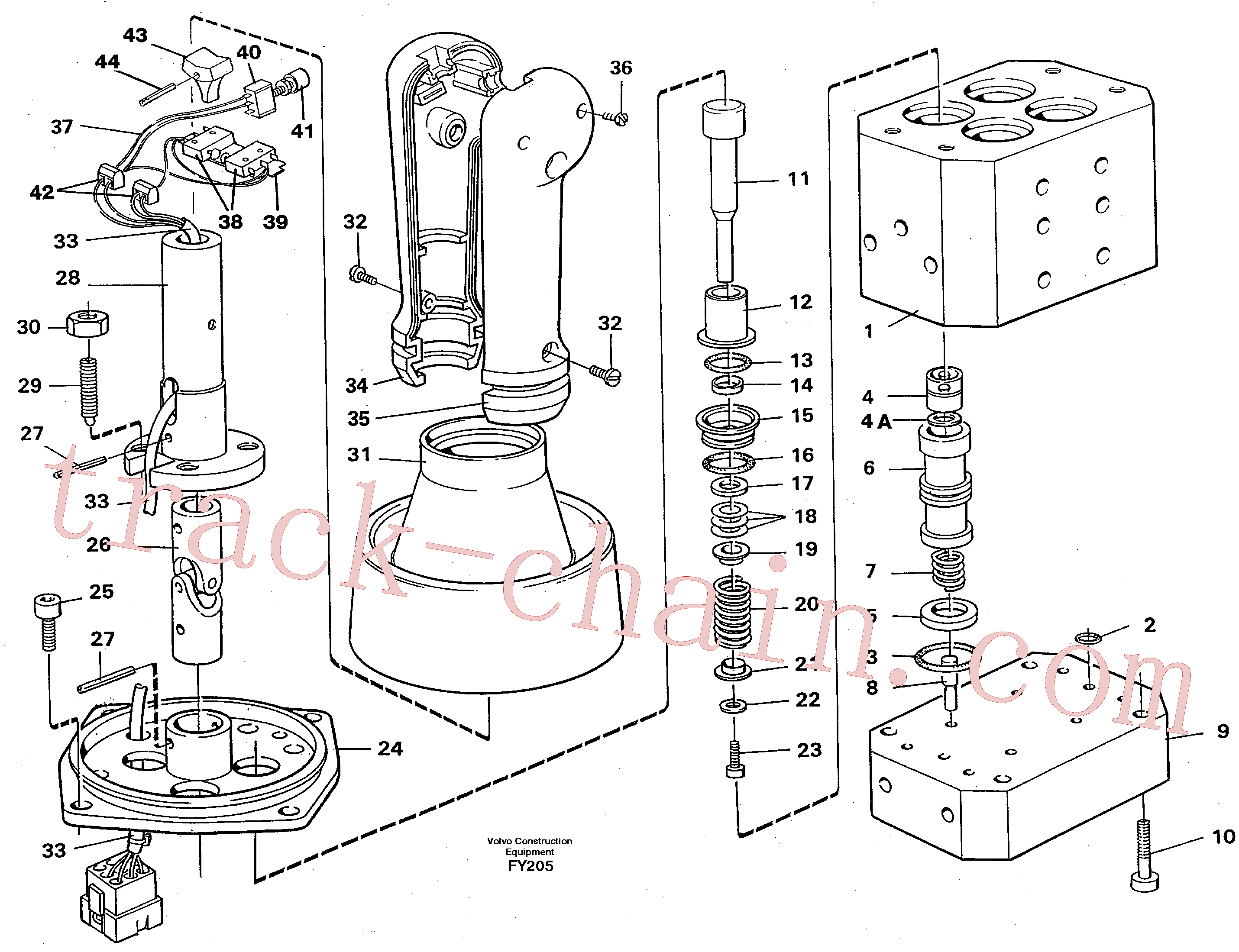 VOE13980892 for Volvo Control pressure valve(FY205 assembly)