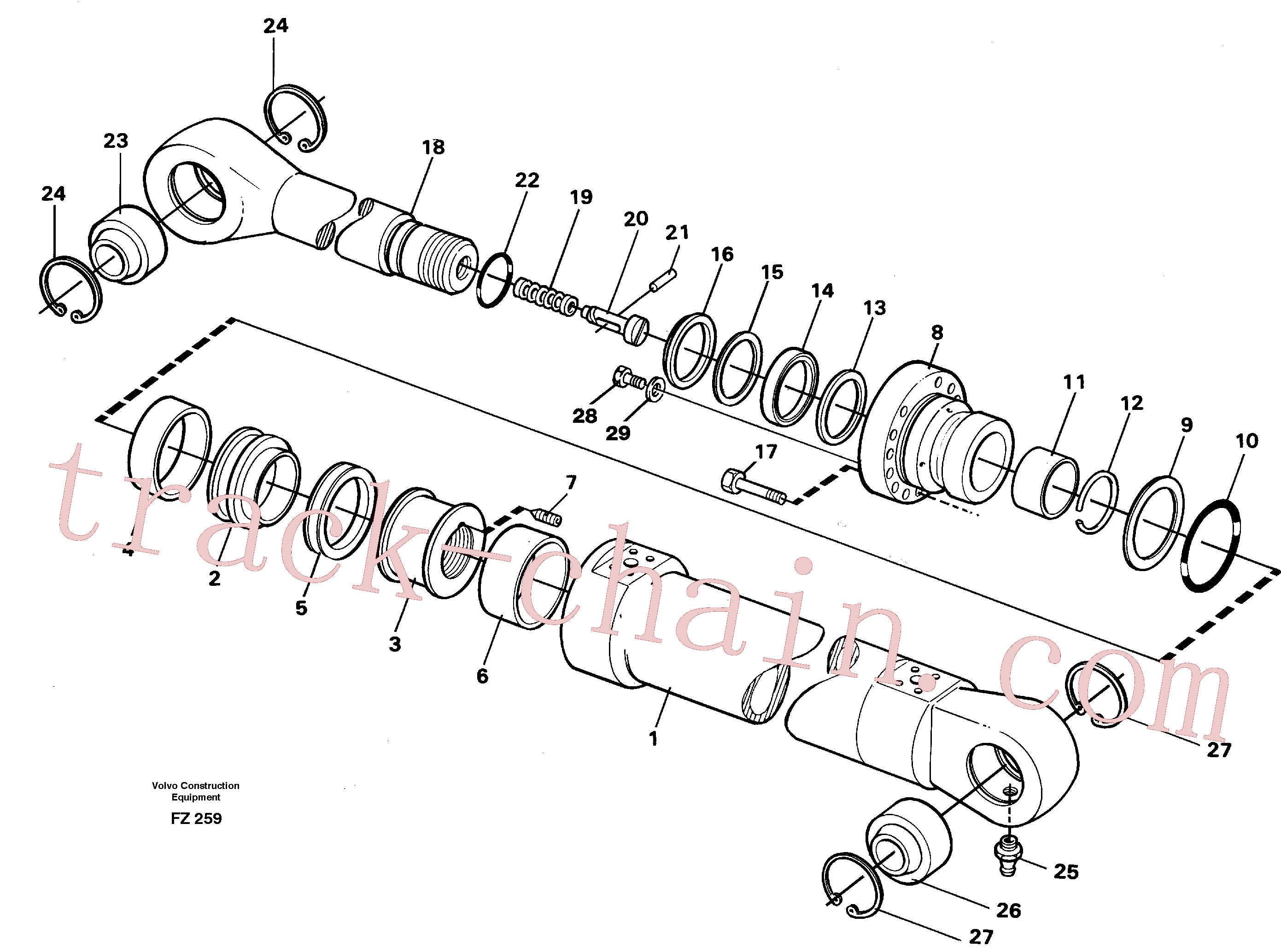 Volvo Assembly VOE14216243 Bushing for sale