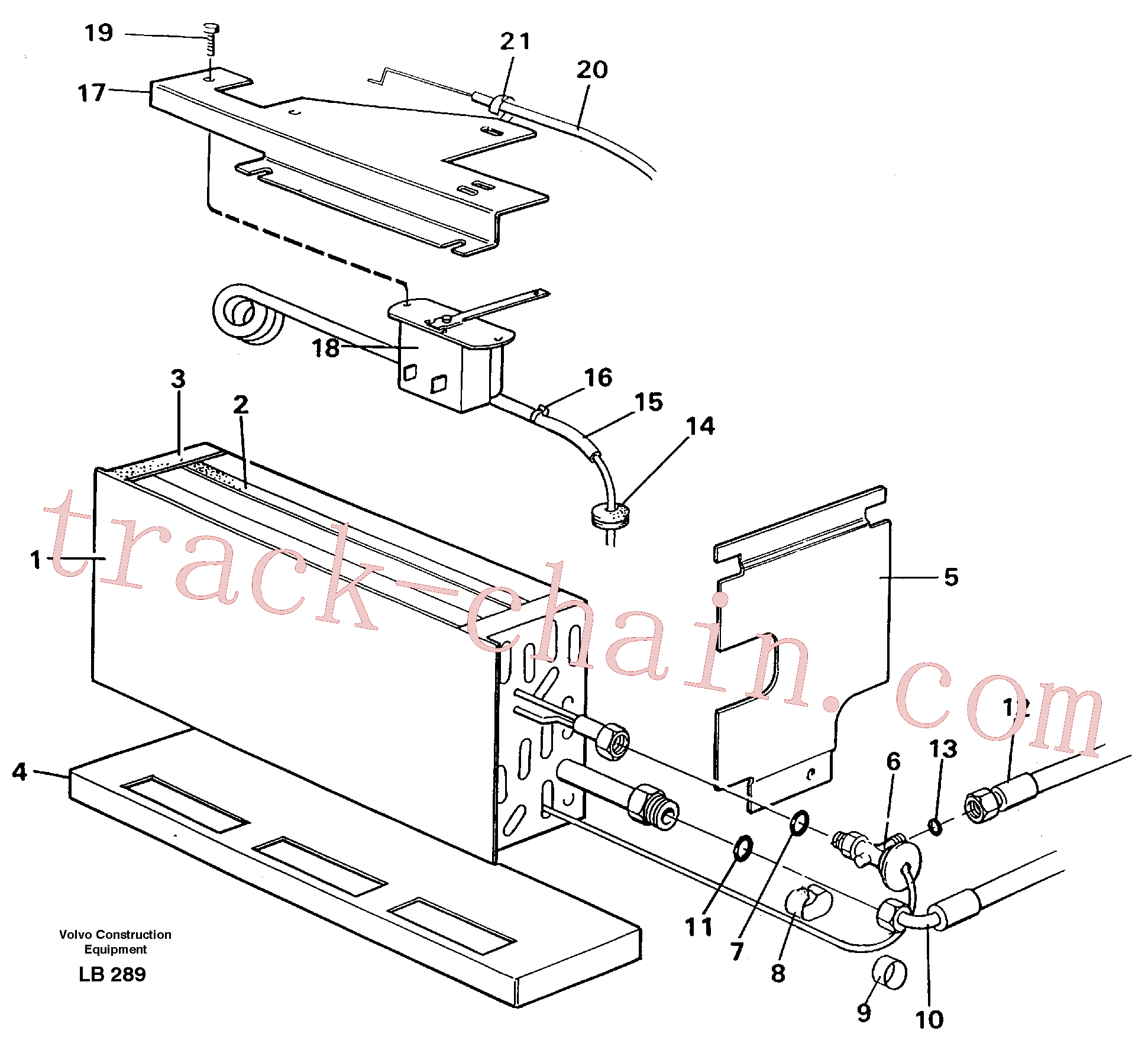 VOE14245581 for Volvo Evaporator with fitting parts, cooling agent R134a(LB289 assembly)