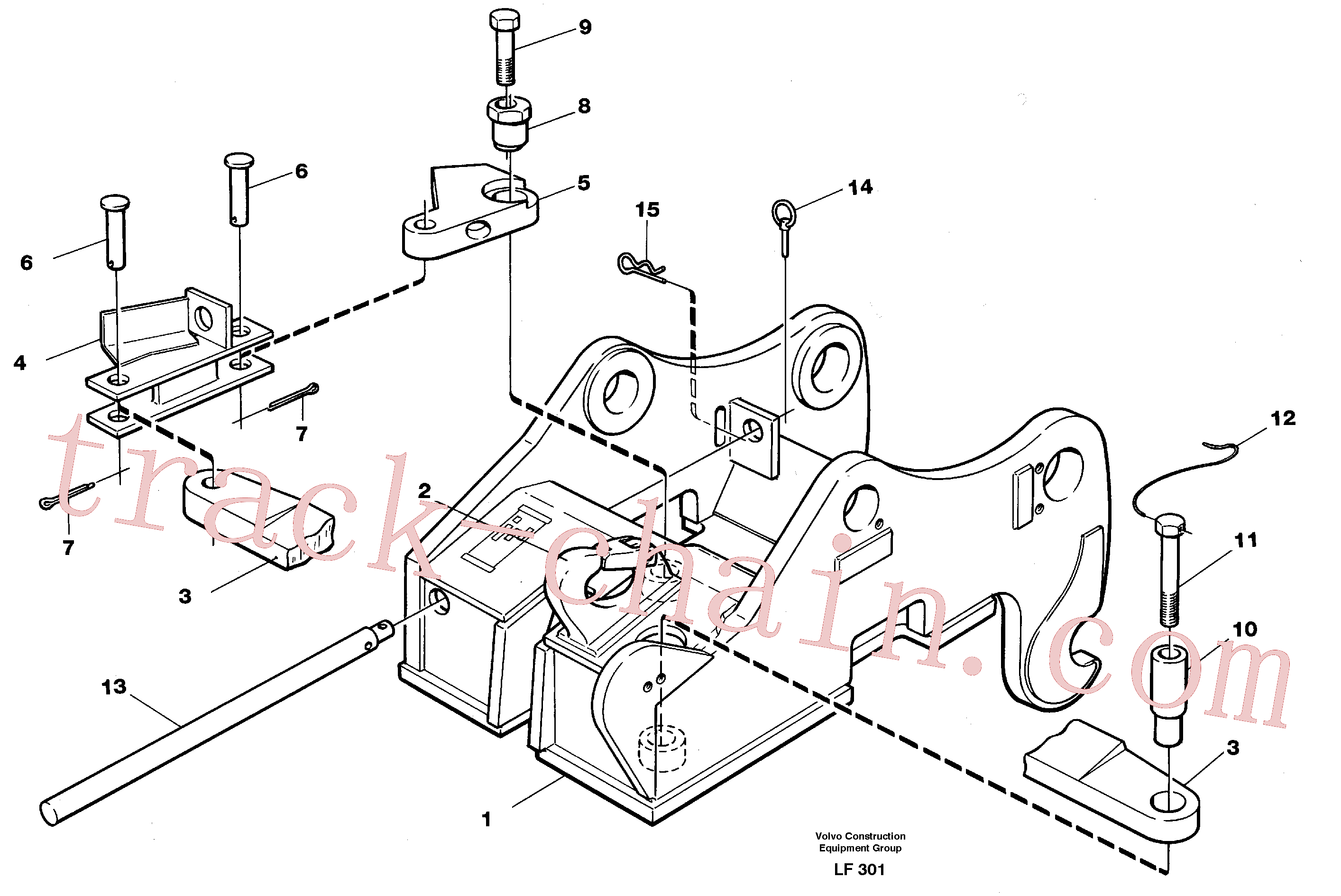 VOE14055158 for Volvo Quickfit, mechanical(LF301 assembly)