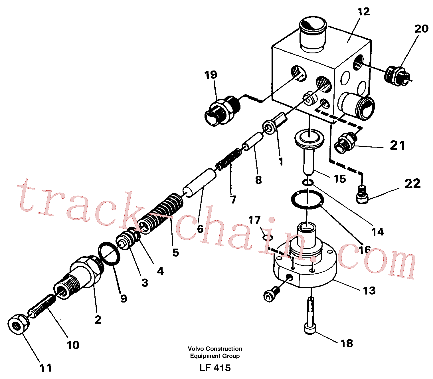 VOE14237601 for Volvo Shunt valve(LF415 assembly)