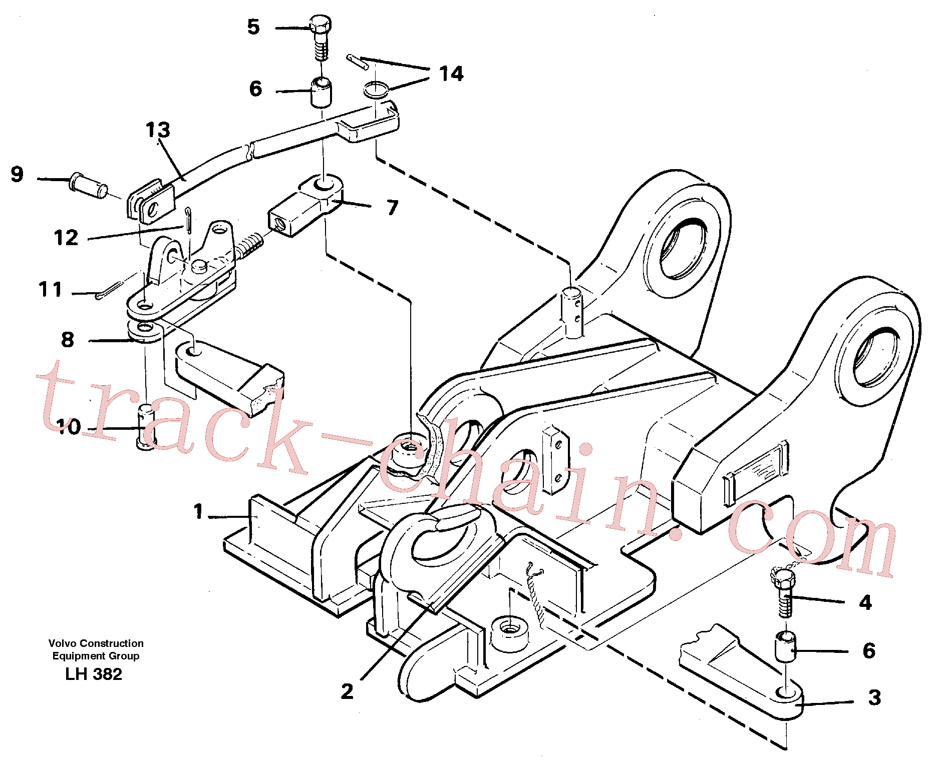 VOE14054564 for Volvo Quickfit, mechanical(LH382 assembly)