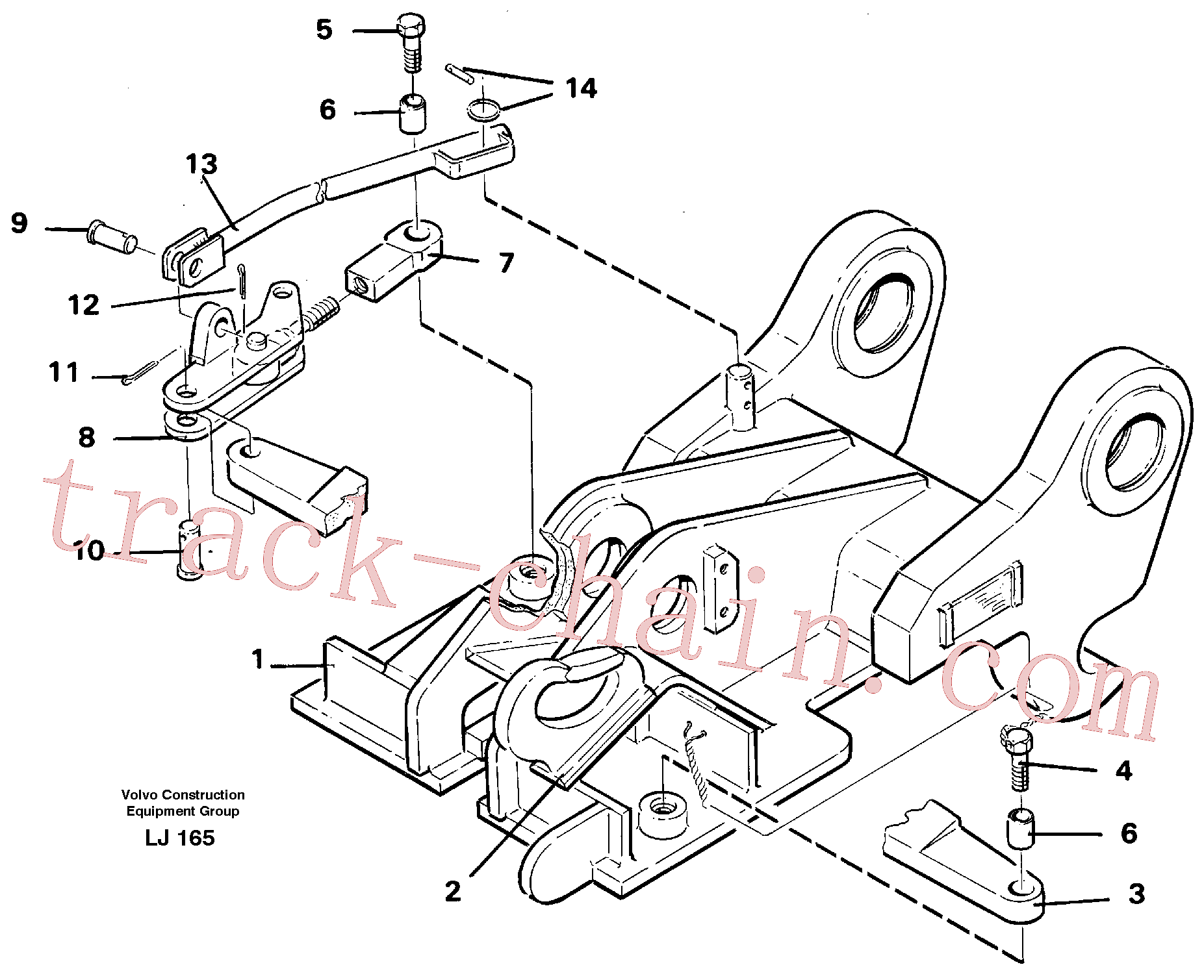 VOE14054564 for Volvo Quickfit, mechanical(LJ165 assembly)