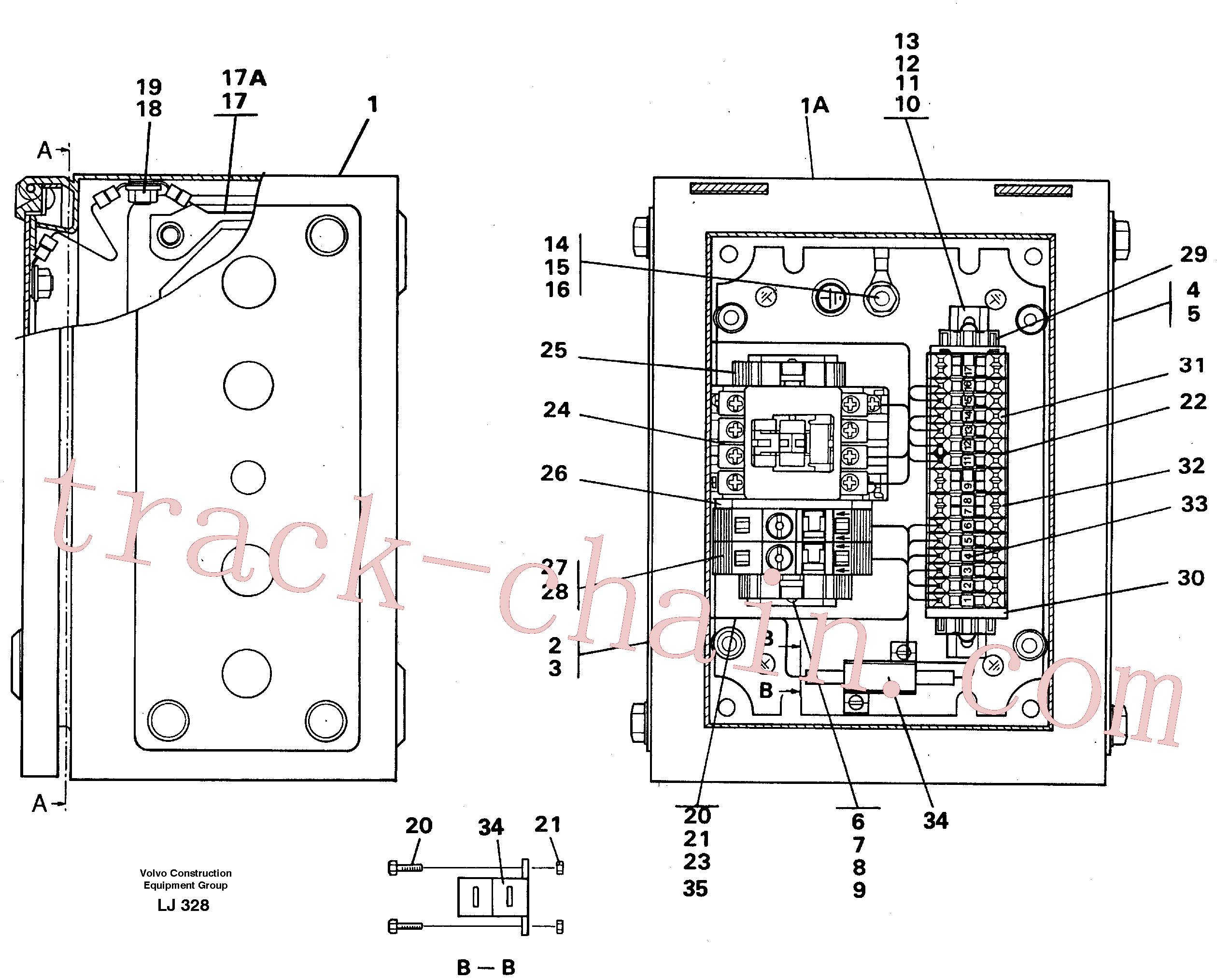 VOE14261742 for Volvo Magnet equipment Ohio, Electrical distribution unit(LJ328 assembly)