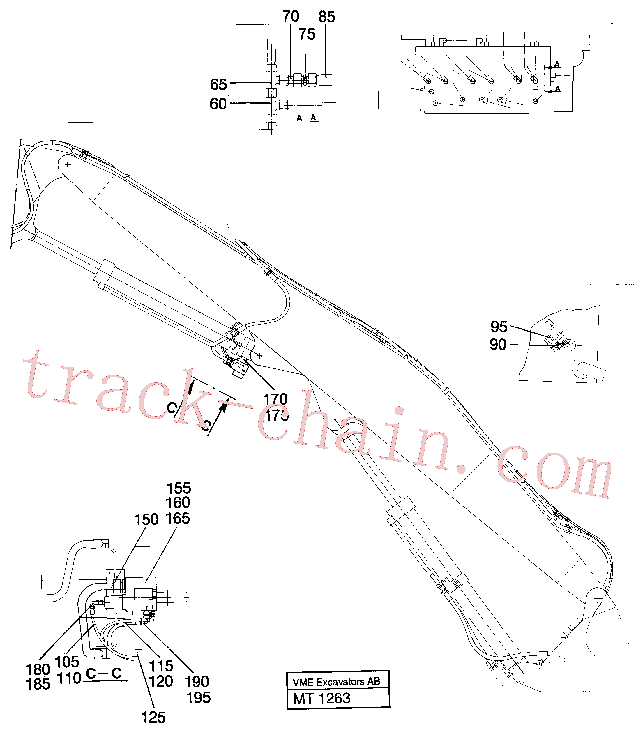 VOE14247394 for Volvo Hose rupture valve on handling equipment(MT1263 assembly)