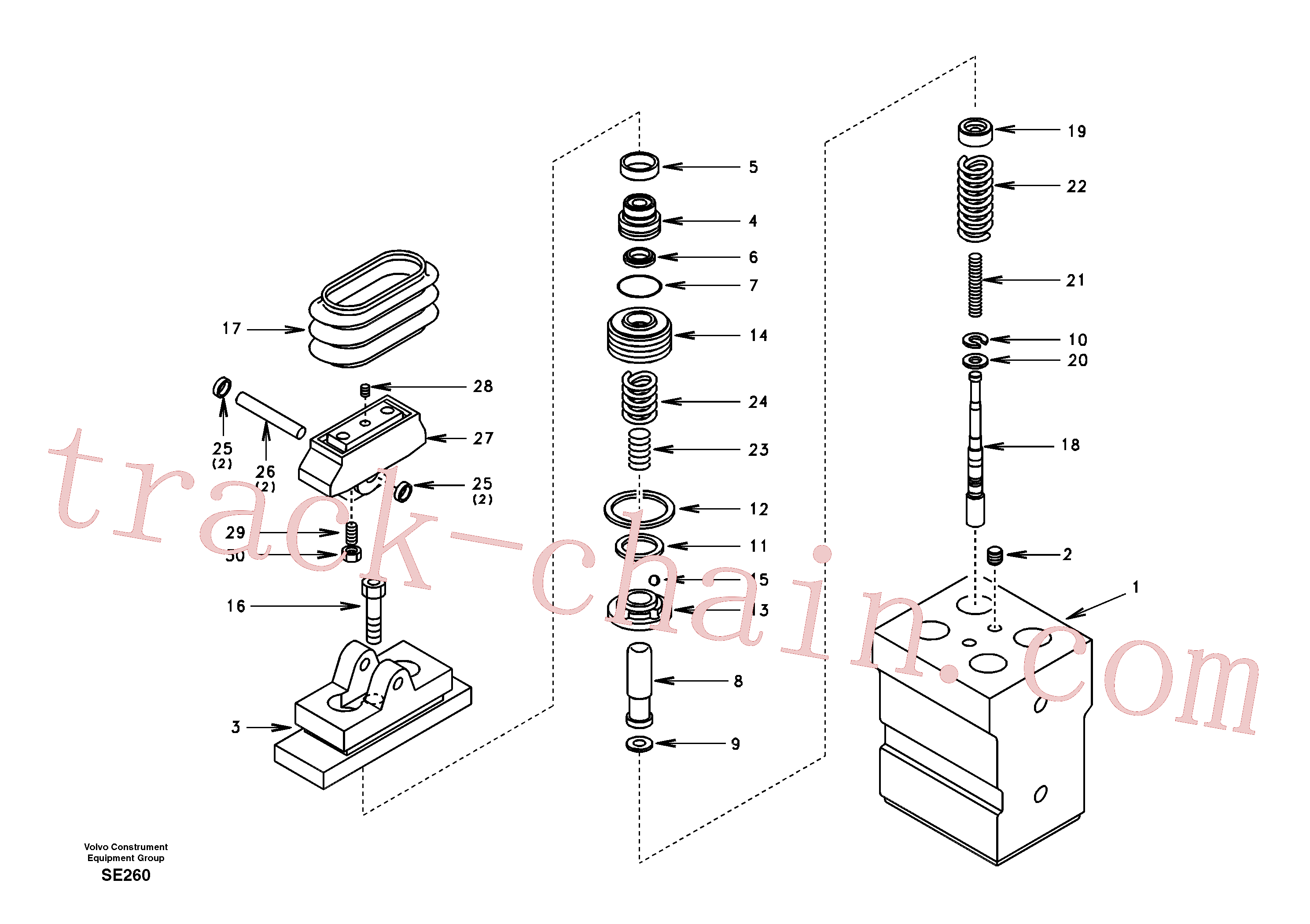 SA8230-27590 Casing for Volvo Excavator Parts