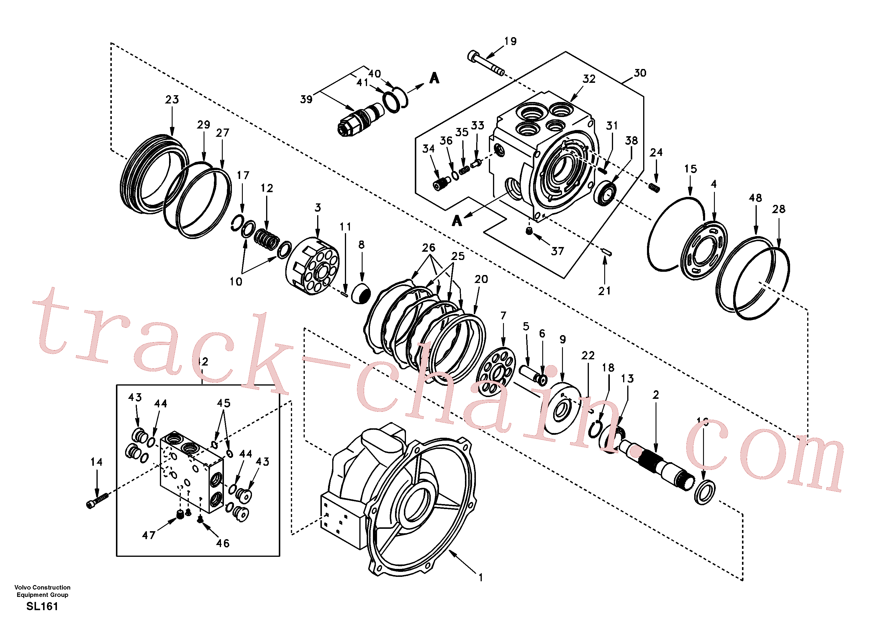 China Made SA8230-31880 Track Shoe parts for Volvo Excavator