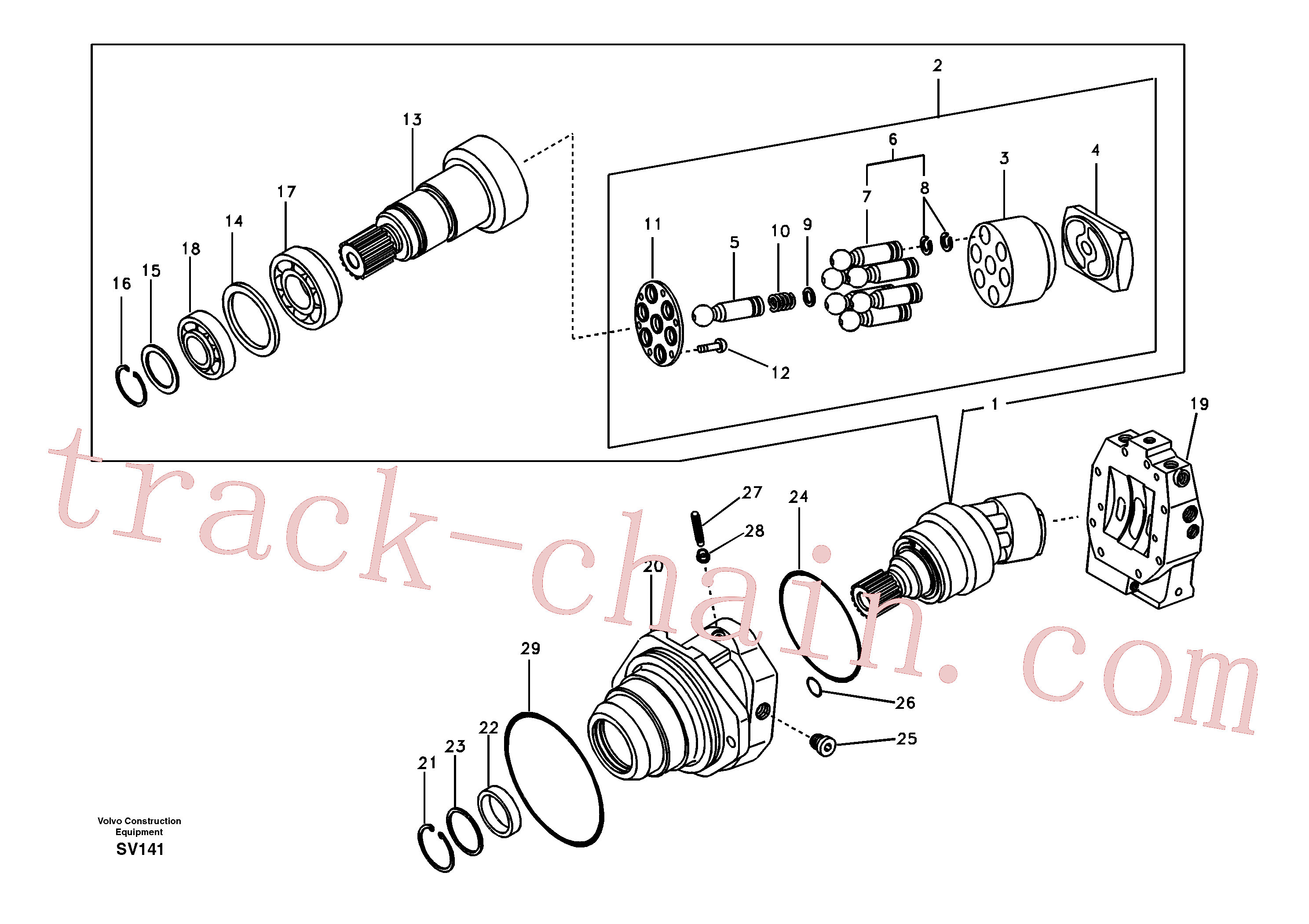 SA8230-29920 Screw for Volvo Excavator Parts